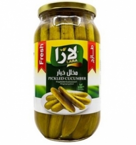 مخلل خيار لارا 650غ صافي